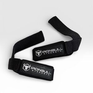 Iron Bull Strength Black Lifting Straps